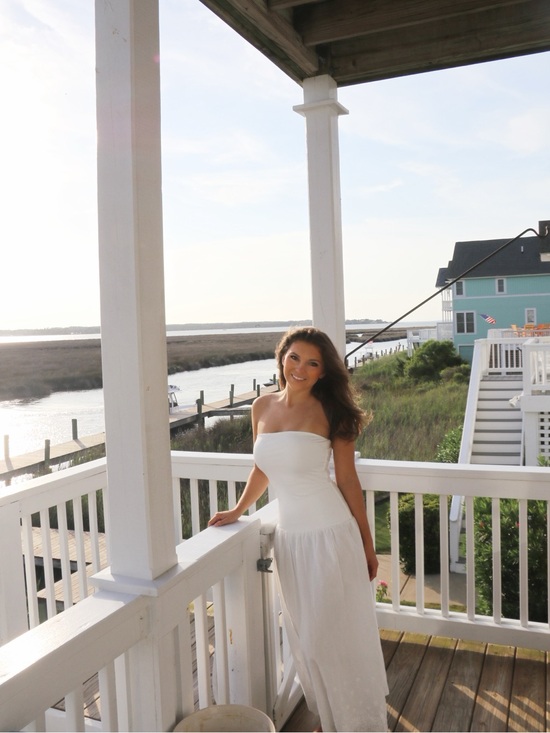 Peppermayo Dresses & Skirts - Peppermayo White Strapless Maxi Dress